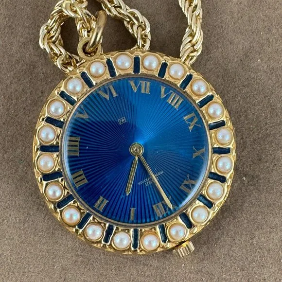 Vintage Ladies Pendant Watch 1960\'s Saks Fifth Ave il_fullxfull.6070150264_kl62.jpg main image 3